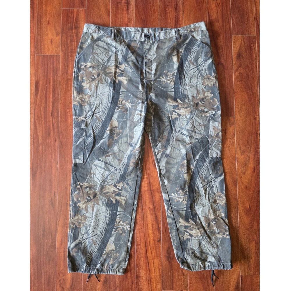 Vtg Liberty Mens Realtree Hardwoods Camo Cargo Pants 3XL Regular Waist 50-52